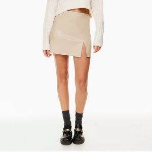 Aritzia Tatiana vegan leather skirt